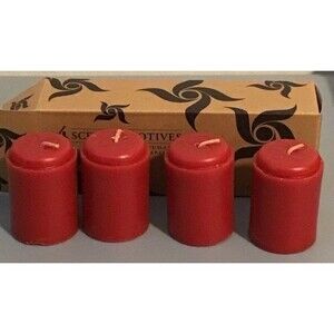 VTG Gold Canyon Candles 4-Pack Votives CINNAMON CANNELLE Scent Discontinued HTF